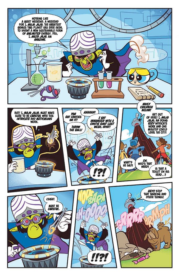 Interior preview page from Powerpuff Girls #5