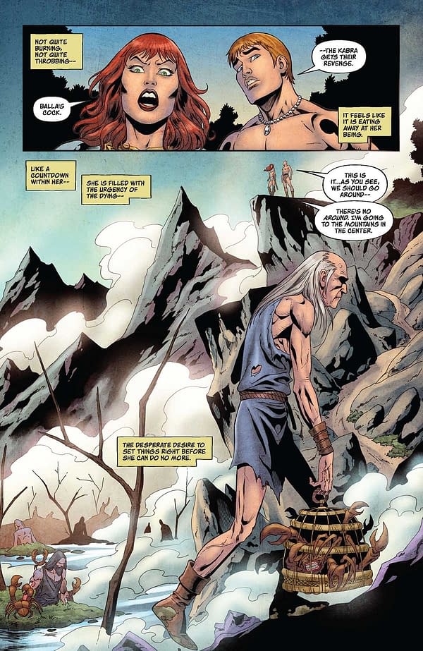 Interior preview page from Red Sonja #16