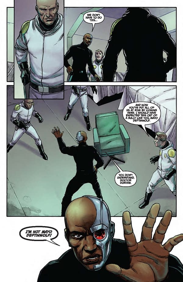 Interior preview page from Amory Wars: No World for Tomorrow #8