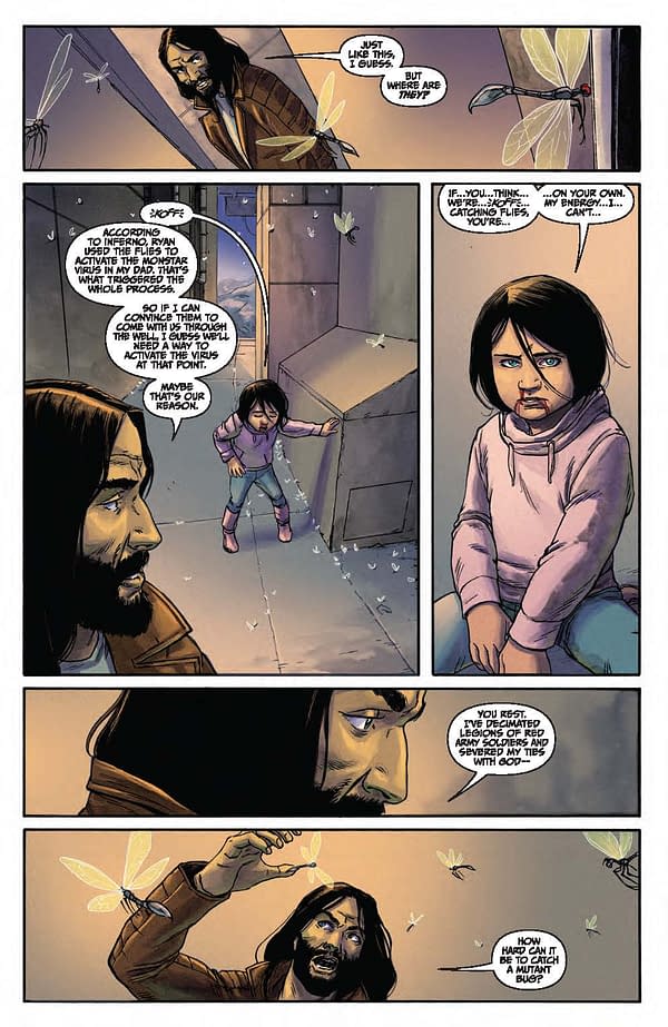 Interior preview page from Amory Wars: No World for Tomorrow #8