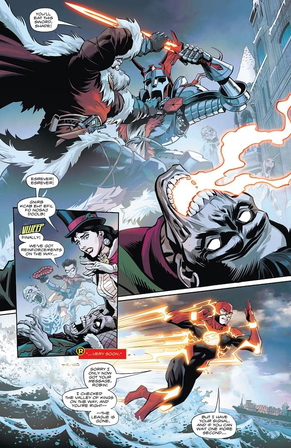 Interior preview page from Batman/Santa Claus: Silent Knight Returns #3