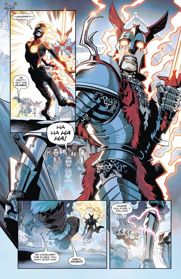 Interior preview page from Batman/Santa Claus: Silent Knight Returns #3