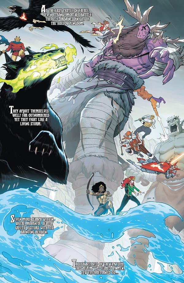 Interior preview page from Batman/Santa Claus: Silent Knight Returns #5