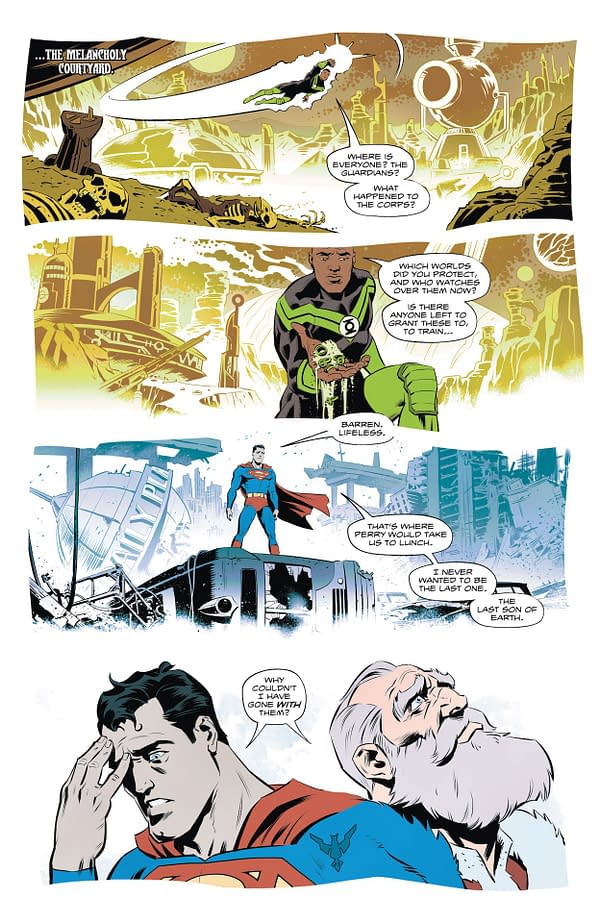 Interior preview page from Batman/Santa Claus: Silent Knight Returns #5