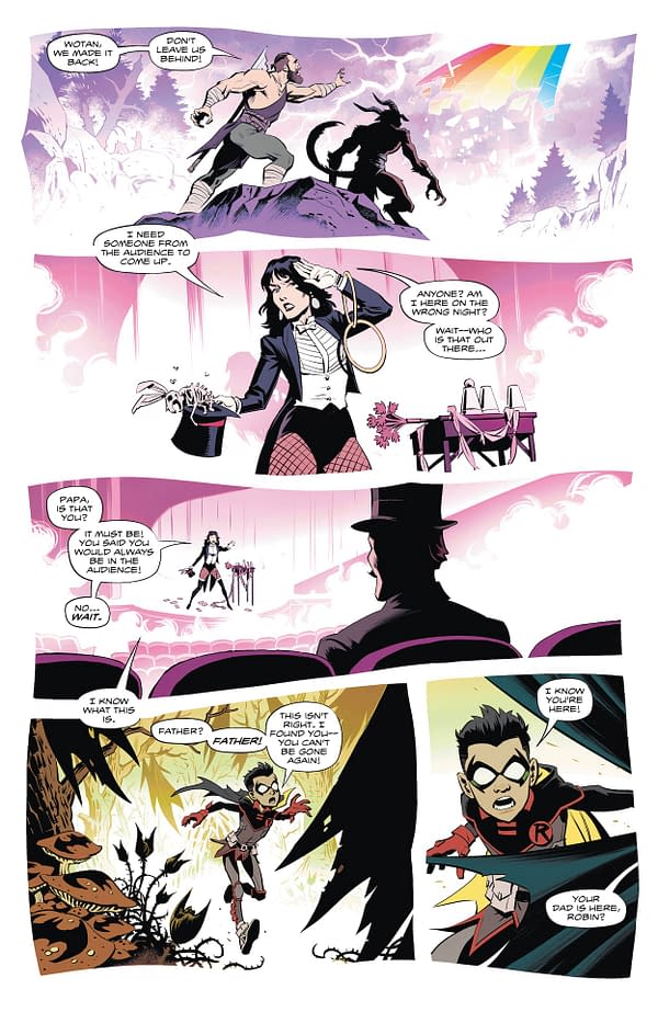 Interior preview page from Batman/Santa Claus: Silent Knight Returns #5