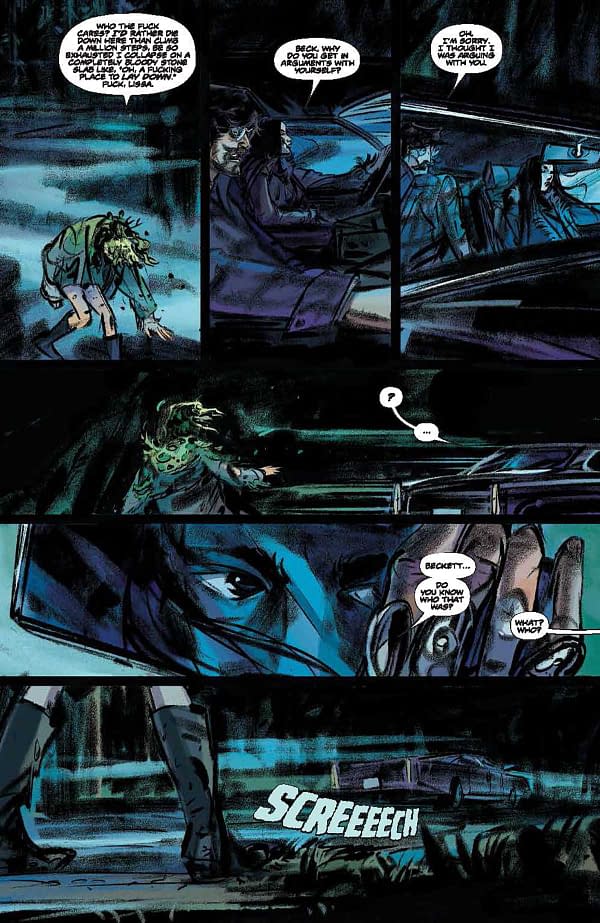 Interior preview page from The Creeping Below #2