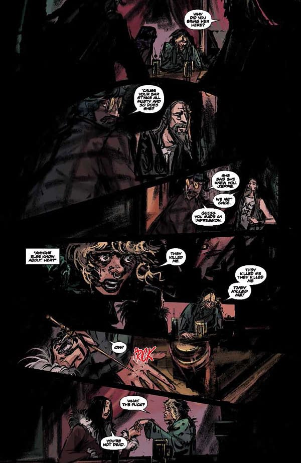 Interior preview page from The Creeping Below #2