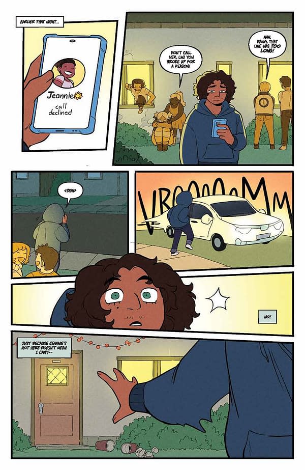 Interior preview page from The Fade #2