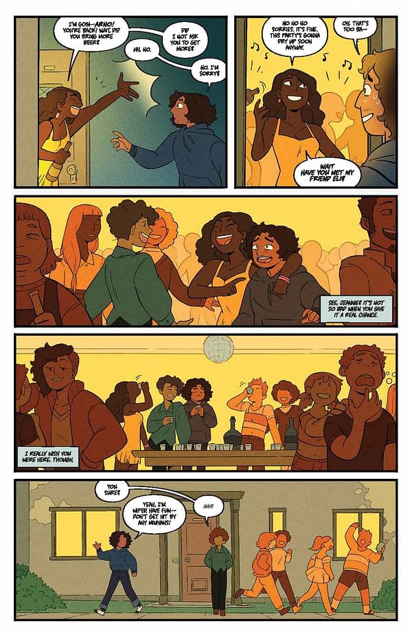 Interior preview page from The Fade #2