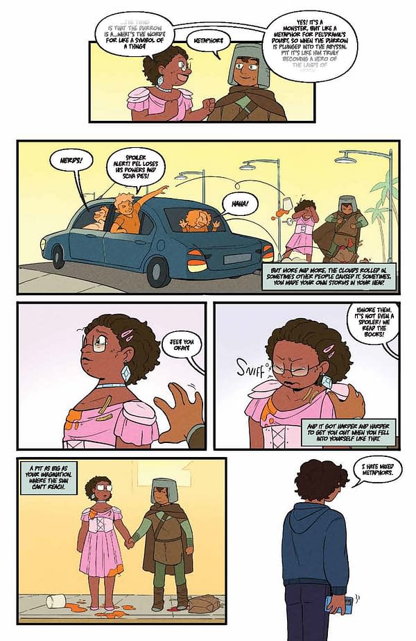Interior preview page from The Fade #2
