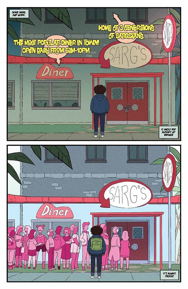 Interior preview page from The Fade #2