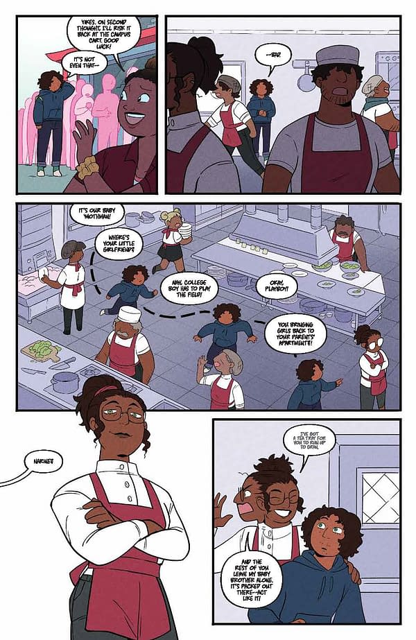 Interior preview page from The Fade #2
