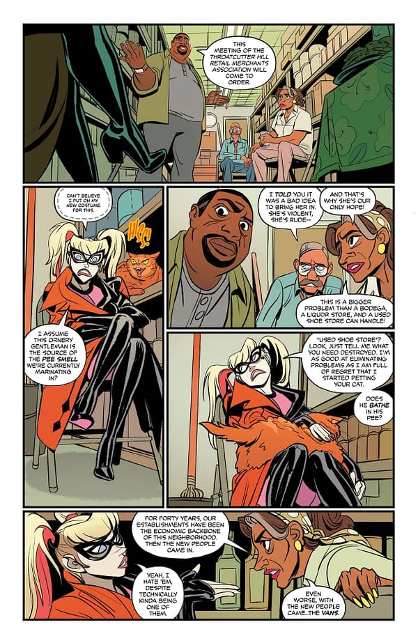 Interior preview page from Harley Quinn #46