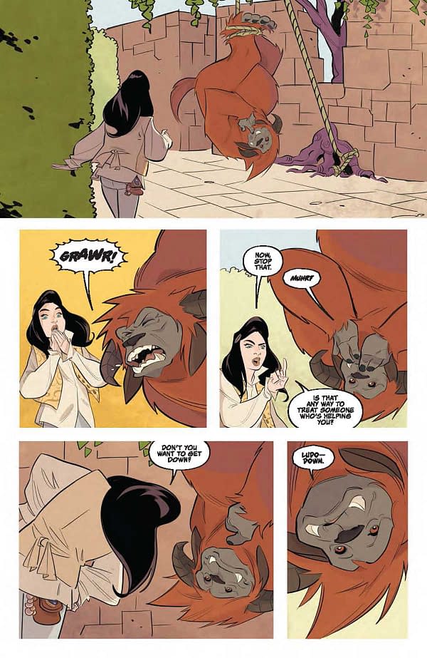 Interior preview page from Jim Henson's Labyrinth #4