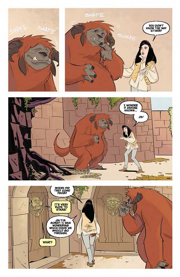 Interior preview page from Jim Henson's Labyrinth #4