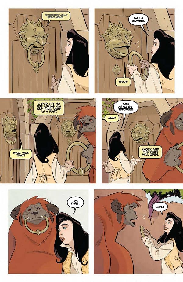 Interior preview page from Jim Henson's Labyrinth #4