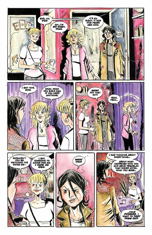 Interior preview page from Minor Arcana #4