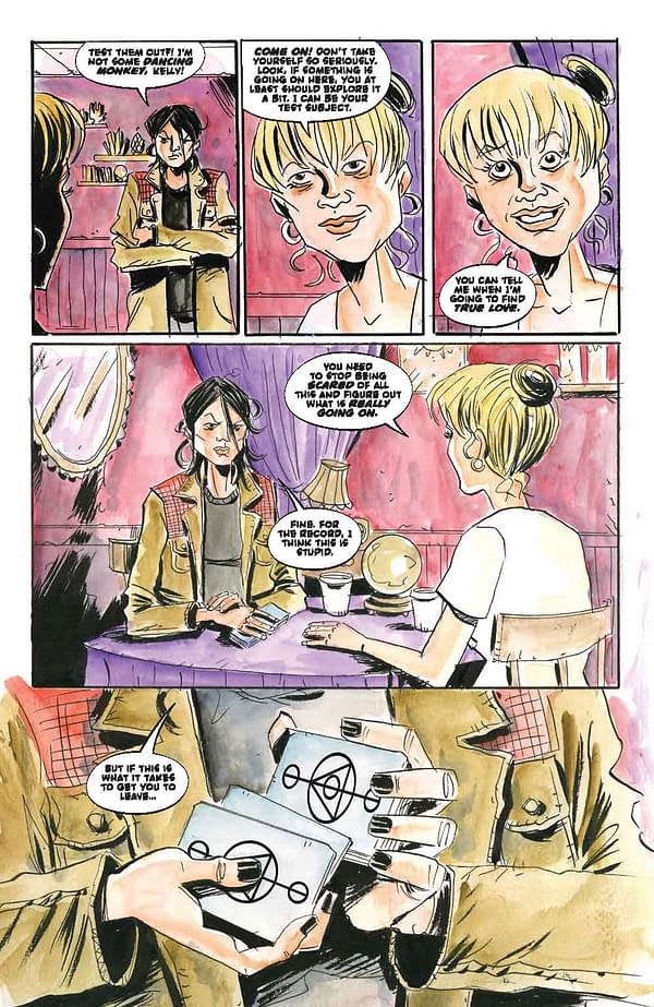 Interior preview page from Minor Arcana #4