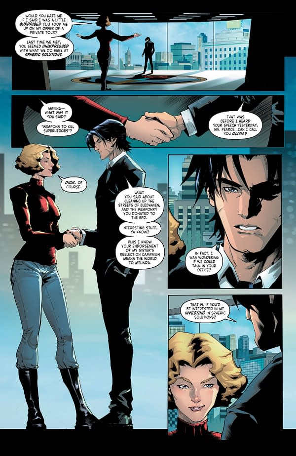 Interior preview page from Nightwing #121