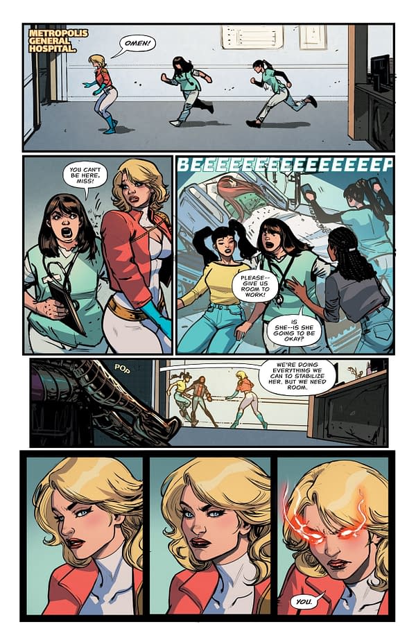 Interior preview page from Power Girl #16