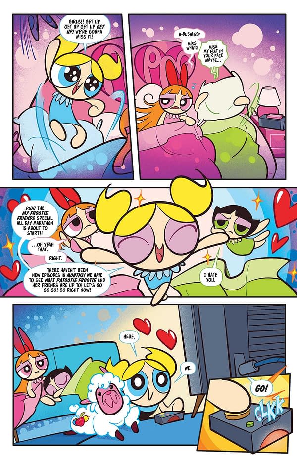 Interior preview page from Powerpuff Girls #6