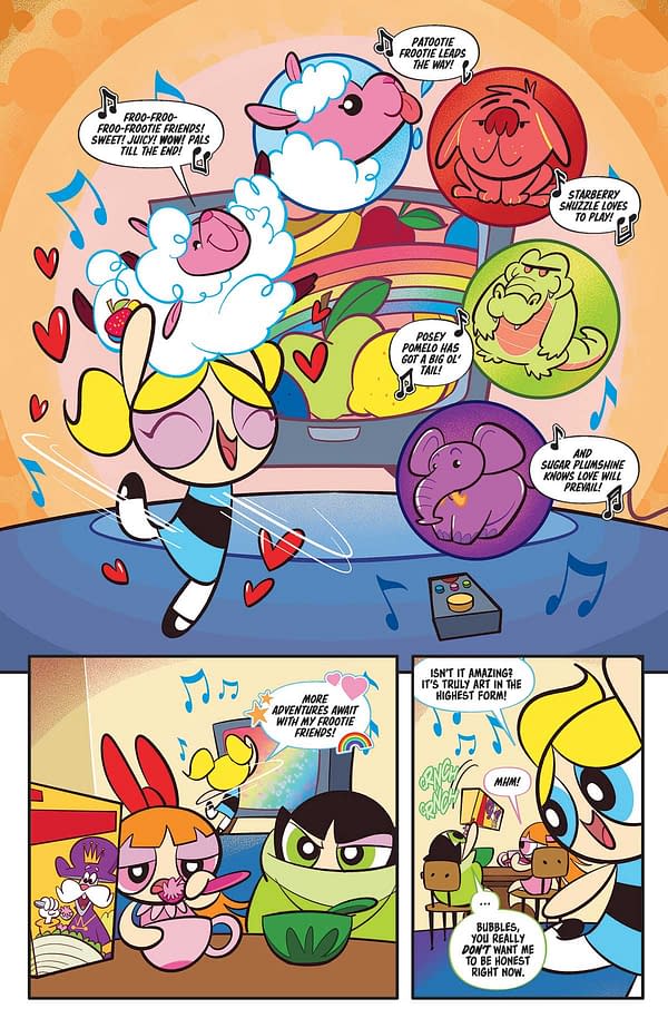 Interior preview page from Powerpuff Girls #6