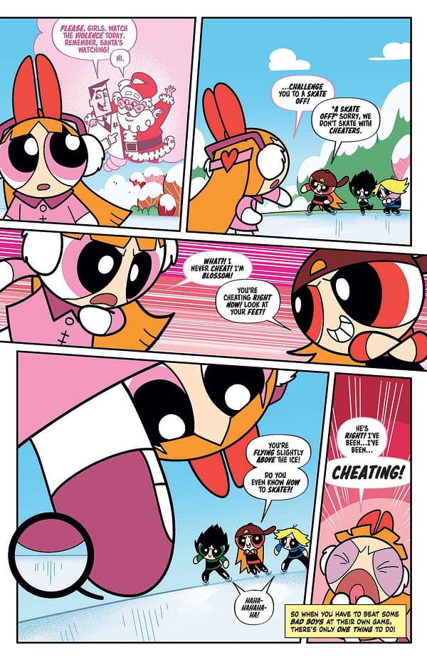 Interior preview page from Powerpuff Girls: Winter Snowdown Showdown #1