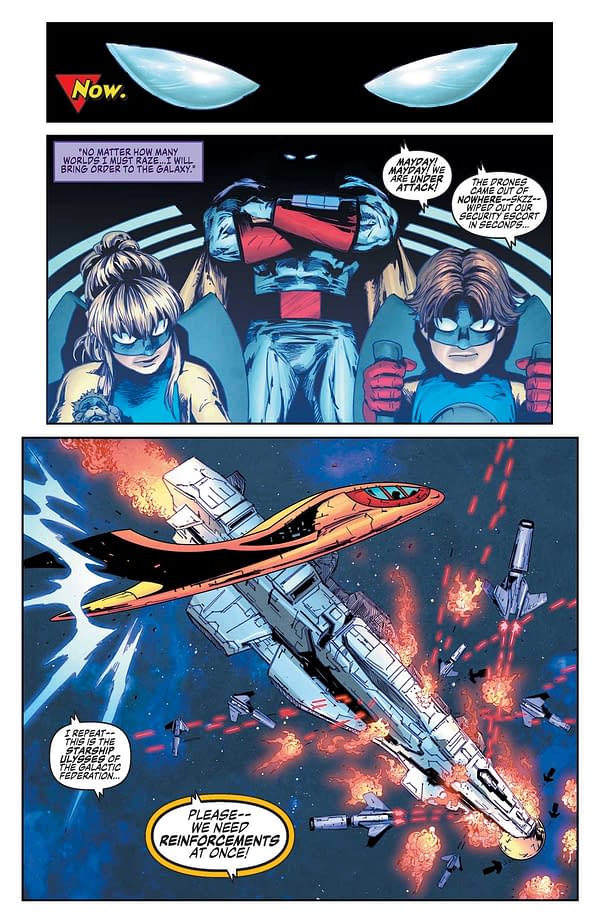 Interior preview page from Space Ghost #8