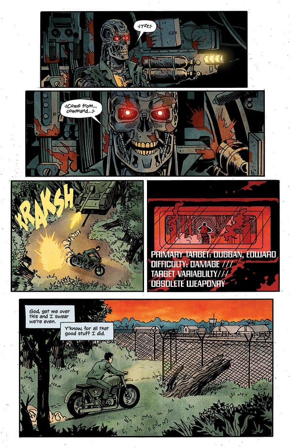 Interior preview page from Terminator #3