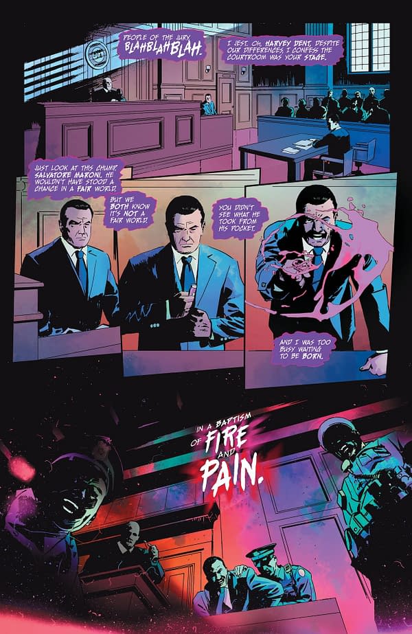 Interior preview page from Two-Face #1