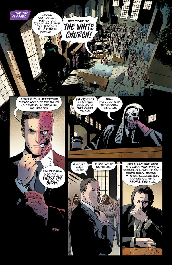 Interior preview page from Two-Face #1