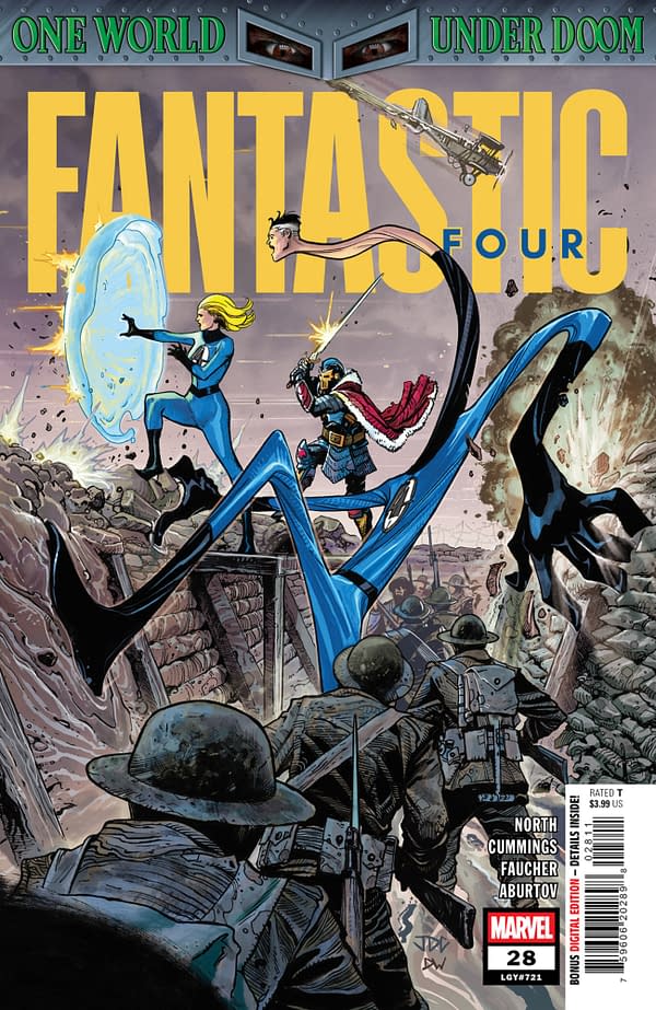 Cover image for FANTASTIC FOUR #28 JOSHUA CASSARA COVER