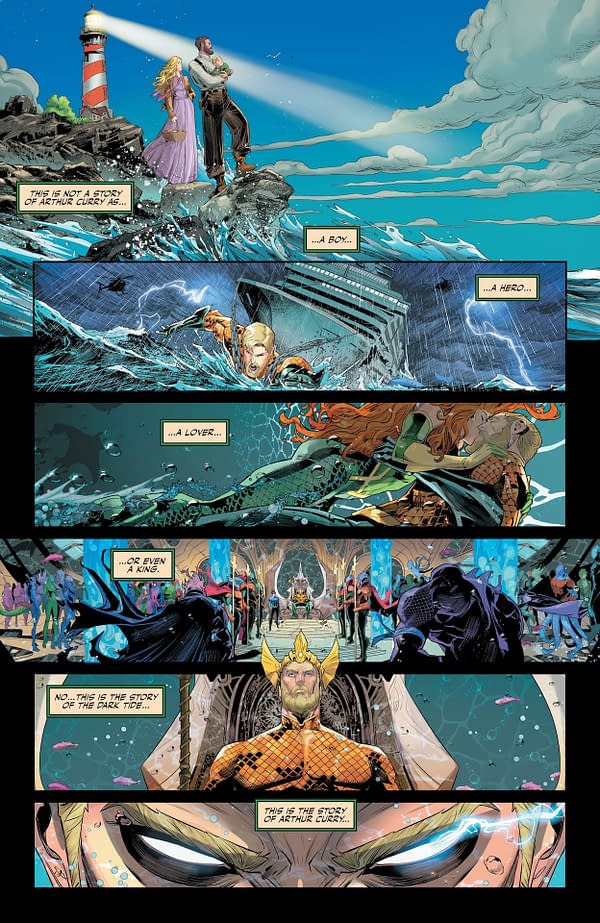 Interior preview page from Aquaman #1