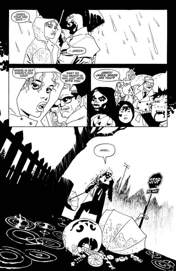 Interior preview page from Batman: Last Halloween - Noir Edition #1