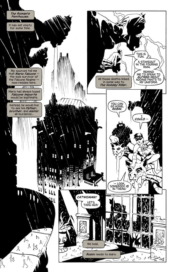 Interior preview page from Batman: Last Halloween - Noir Edition #1