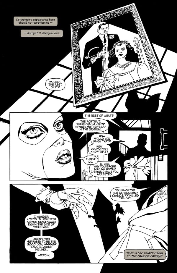 Interior preview page from Batman: Last Halloween - Noir Edition #1