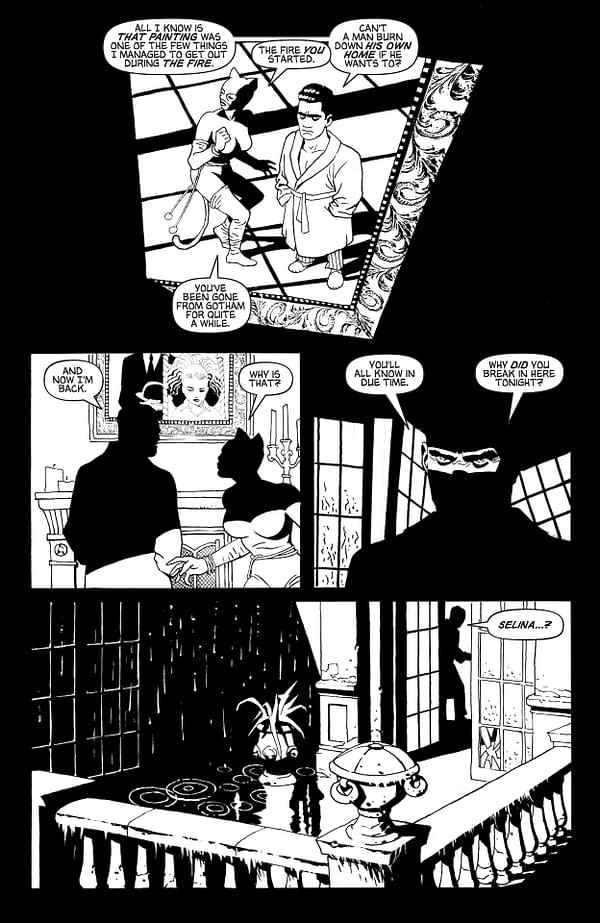 Interior preview page from Batman: Last Halloween - Noir Edition #1