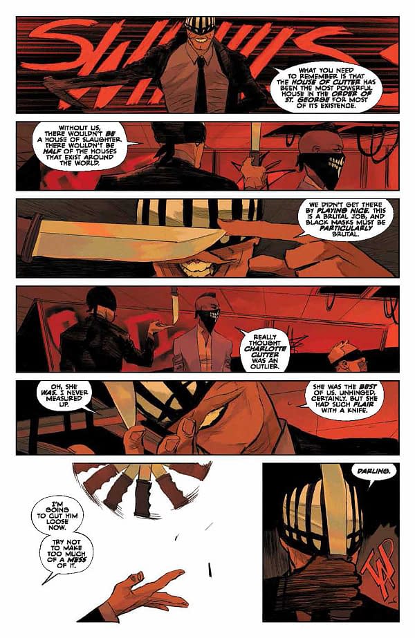 Interior preview page from Book of Cutter #1