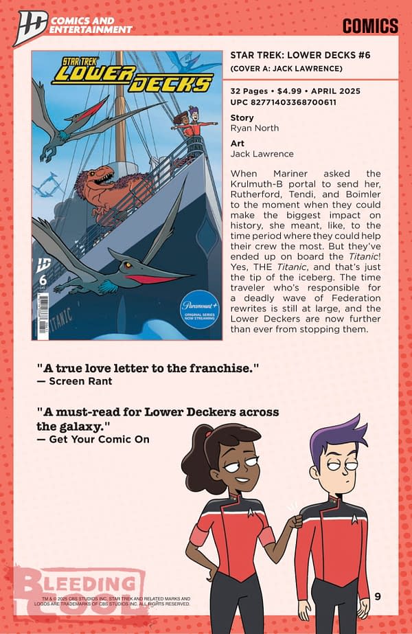 IDW April 2025 Solicits & Solicitations