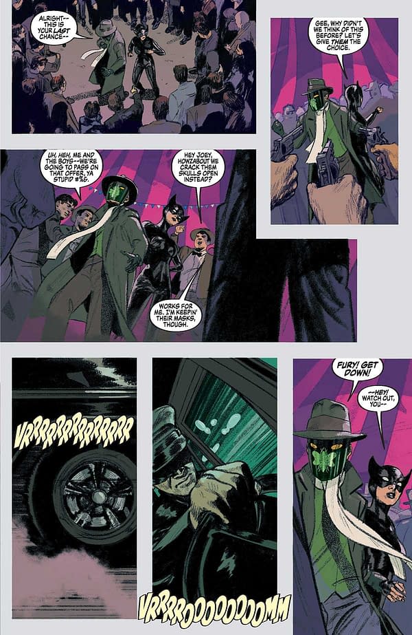 Interior preview page from Green Hornet/Miss Fury #1
