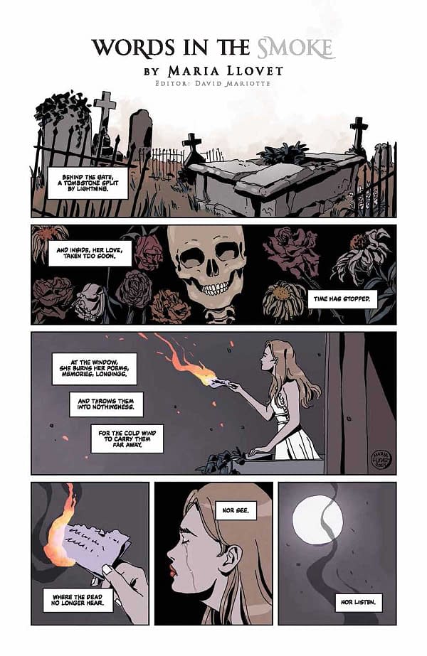 Interior preview page from Hello Darkness #7
