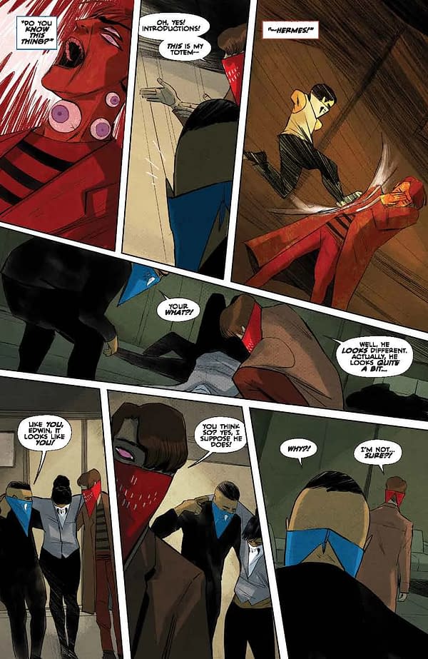 Interior preview page from House of Slaughter #29
