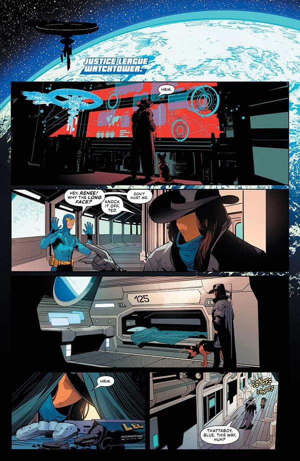 Interior preview page from Justice League Unlimited #3