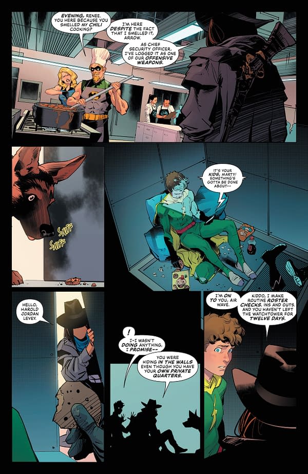 Interior preview page from Justice League Unlimited #3