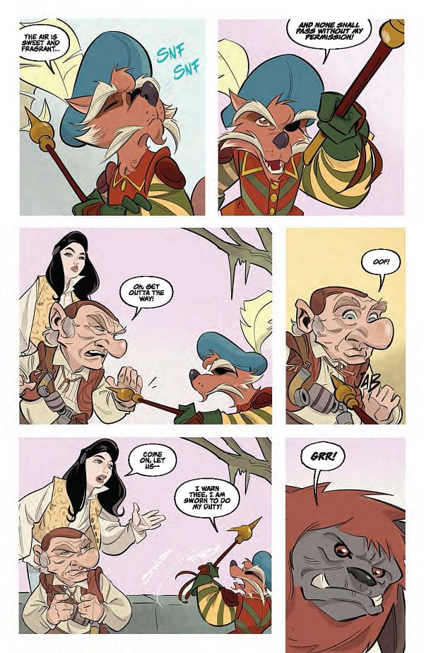 Interior preview page from Jim Henson's Labyrinth #5