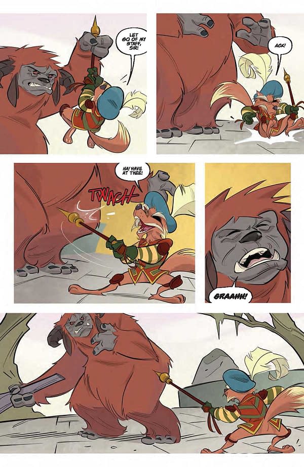 Interior preview page from Jim Henson's Labyrinth #5