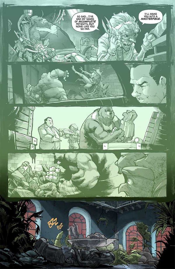 Interior preview page from TEENAGE MUTANT NINJA TURTLES: NIGHTWATCHER #5 FERO PE COVER