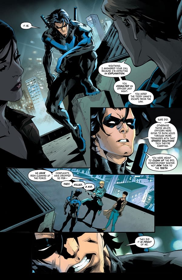 Interior preview page from Nightwing #122