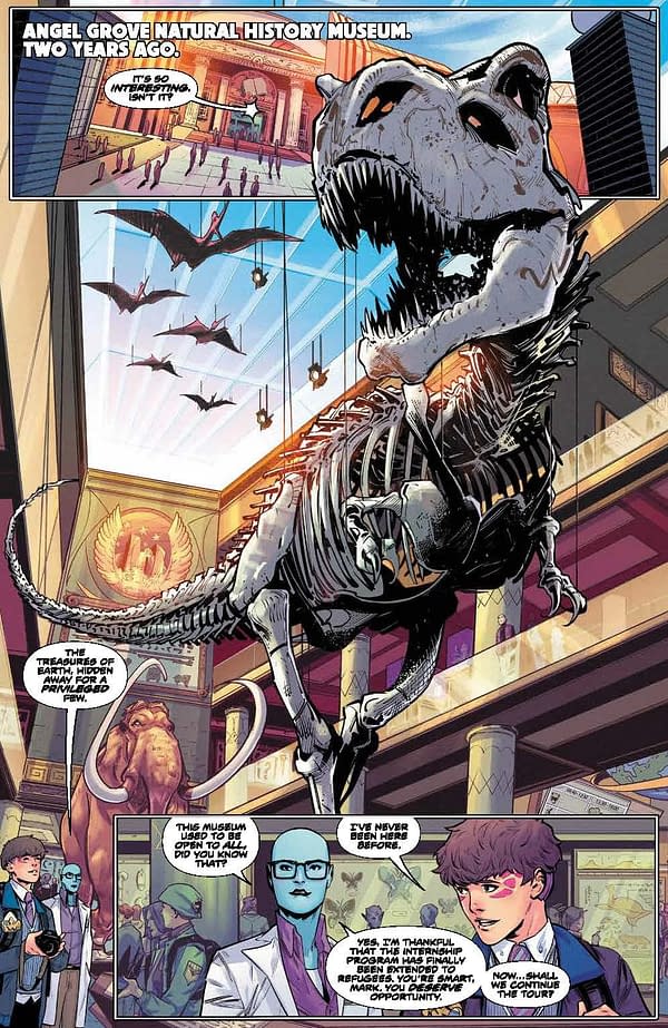Interior preview page from Power Rangers Prime #3