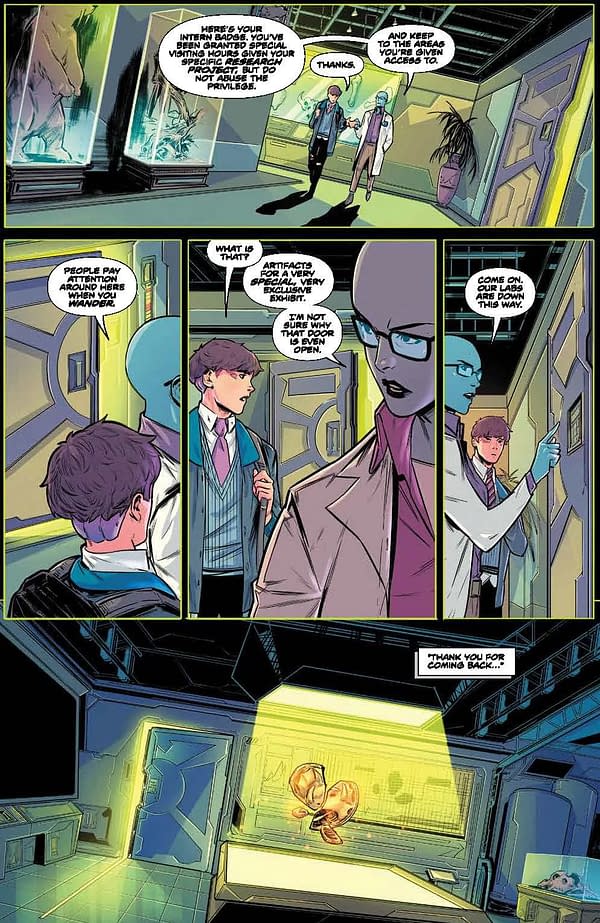 Interior preview page from Power Rangers Prime #3